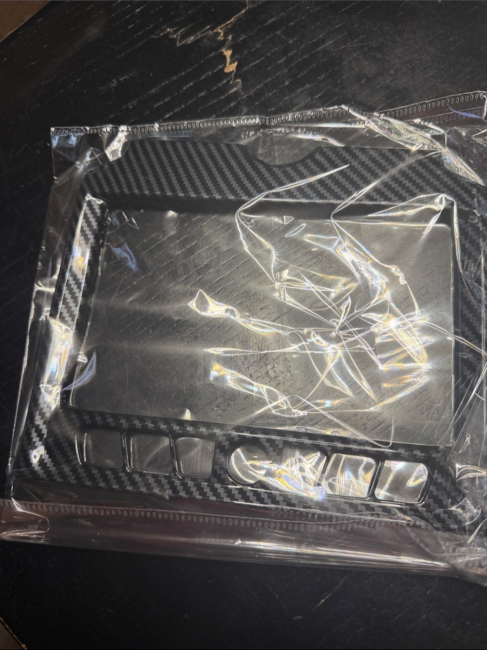 Carbon Fiber radio cover for Polaris slingshot